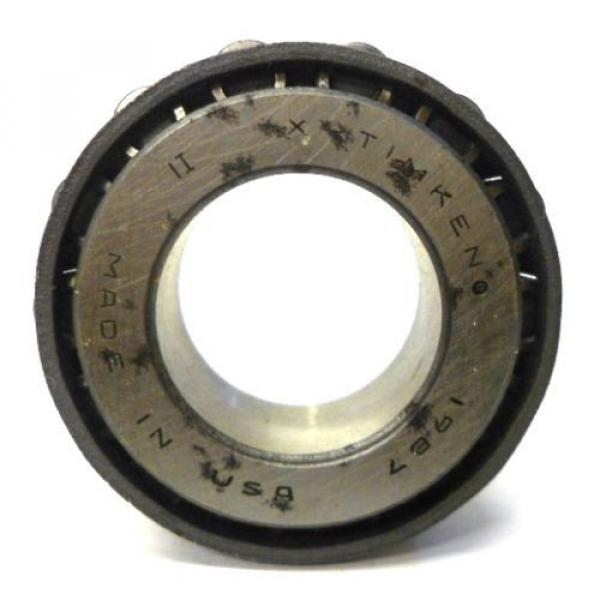 TIMKEN TAPERED ROLLER BEARING 1987, USA, 1.0620&#034; BORE, 0.7620&#034; WIDTH #3 image