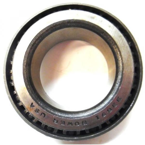 BOWER, TAPERED ROLLER BEARING CONE, 33891, SERIES 33800, 2.0625&#034; BORE #4 image