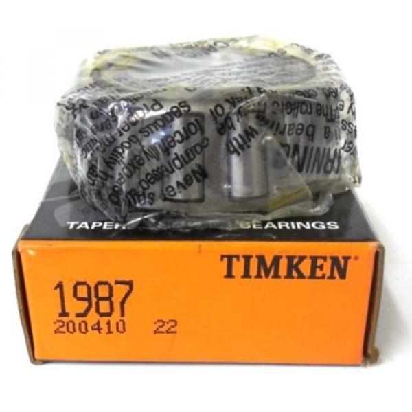 TIMKEN, TAPERED ROLLER BEARING, 1987, 29.975 mm ID, 60.325 mm OD, NEW IN BOX #1 image