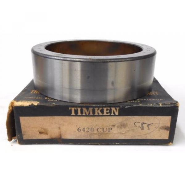 TIMKEN 6420 TAPERED ROLLER BEARING CUP, 5 7/8&#034; OD, 1 3/4&#034; WIDTH CHROME STEEL #1 image