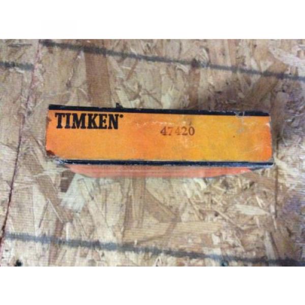 Timken tapered roller bearing,  NOS, #47420, free shipping, 30 day warranty #2 image