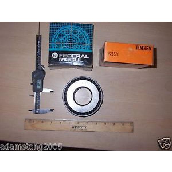 NEW TIMKEN/FEDERAL MOGUL 72187C TAPERED ROLLER BEARING 1.875&#034;OD 1.291&#034; WIDTH #1 image