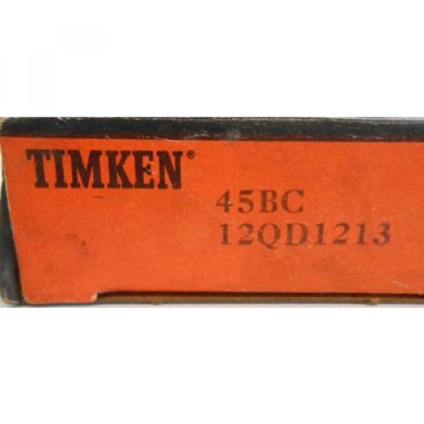 TIMKEN TAPERED ROLLER BEARING, 45BC CAGE, 2.2232&#034; BORE, 45-BC, 12QD1213 #2 image