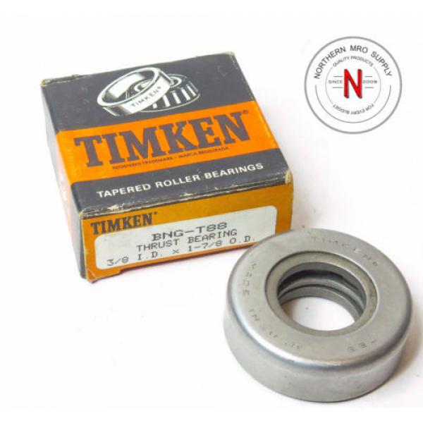 TIMKEN T88 TAPERED ROLLER THRUST BEARING, .375&#034; x 1.875&#034; x .594&#034; #1 image