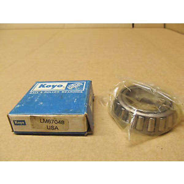 1 NIB KOYO LM67048 TAPERED ROLLER BEARING CONE #1 image