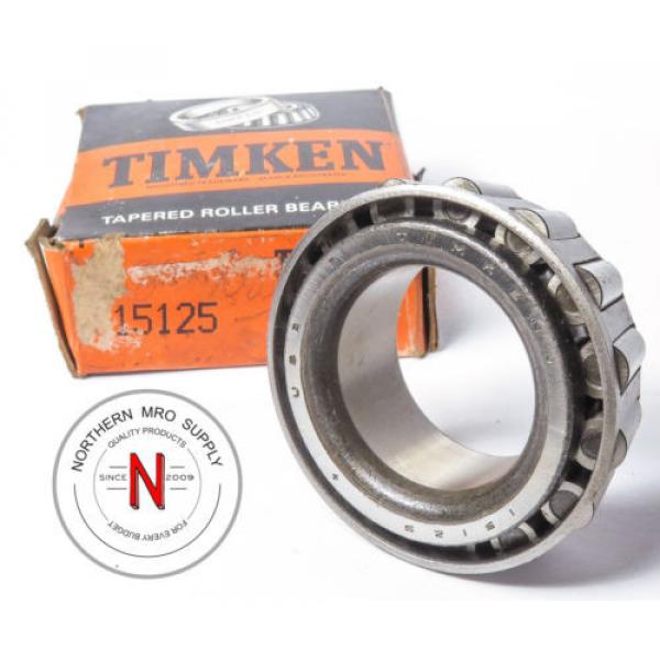 TIMKEN 15125 TAPERED ROLLER BEARING, 1.25&#034; BORE #2 image