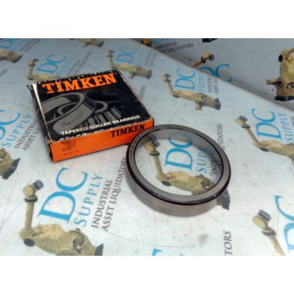 TIMKEN 572 TAPERED ROLLER BEARING CUP NIB #1 image