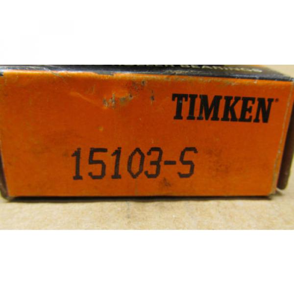 1 NIB TIMKEN 15103-S TAPERED ROLLER BEARING CUP OD: 2-7/16&#034;, CUP WIDTH: 9/16&#034; #2 image