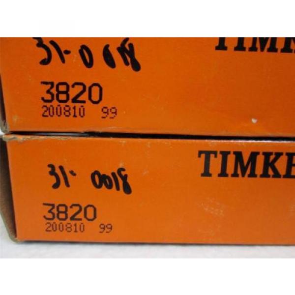 **Set of 2** Timken 3820 Tapered Roller Bearing Cup #3 image