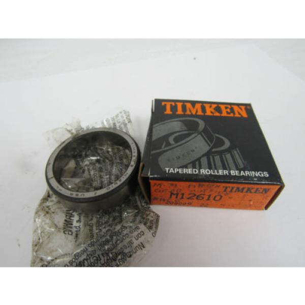 TIMKEN TAPERED ROLLER BEARING M12610 #1 image