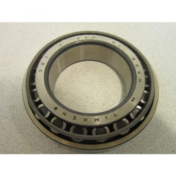 Timken Tapered Roller Bearing 387, NSN 3110-00-100-3889 Appears Unused MORE INFO #1 image