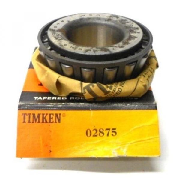 TIMKEN TAPERED ROLLER BEARING 02875, 1-1/4&#034; INSIDE DIAMETER #1 image