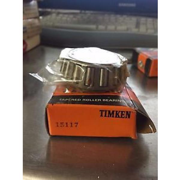 TIMKEN 15117 TAPERED ROLLER BEARING NEW IN BOX #1 image