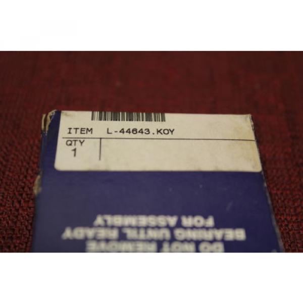 Koyo L-44643 Tapered Roller Bearing New #3 image