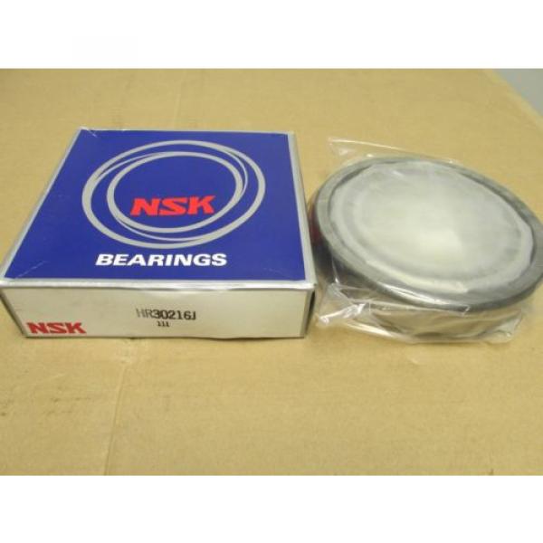 NIB NSK HR30216J TAPERED ROLLER BEARING &amp; CONE/RACE SET HR 30216 J 80mm BORE NEW #1 image