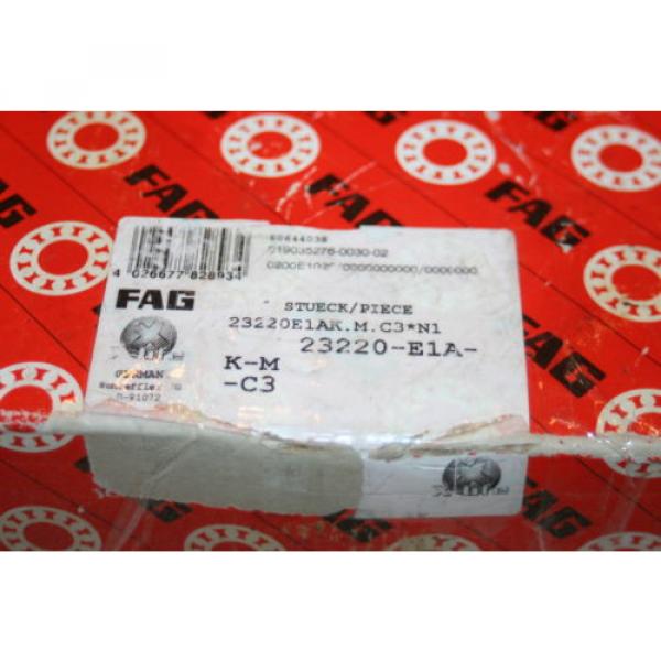 FAG Tapered Spherical Roller Bearing 23220 E1A.K.M.C3 ** NEW ** #2 image