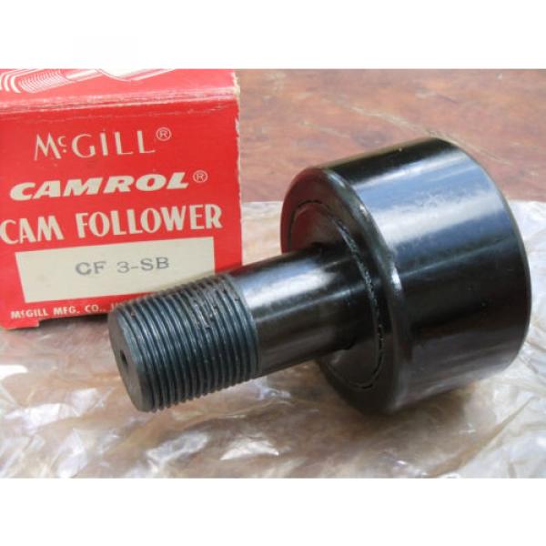 McGill Camrol CF 3 SB Cam Follower CF3SB 3&#034; Bearing 1-1/4&#034; Stud NOS Unused #2 image