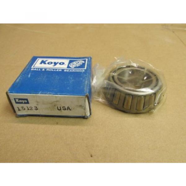 NIB KOYO 15123 TAPERED ROLLER BEARING CONE 1-1/4&#034; ID X 3/4&#034; Width NEW #1 image